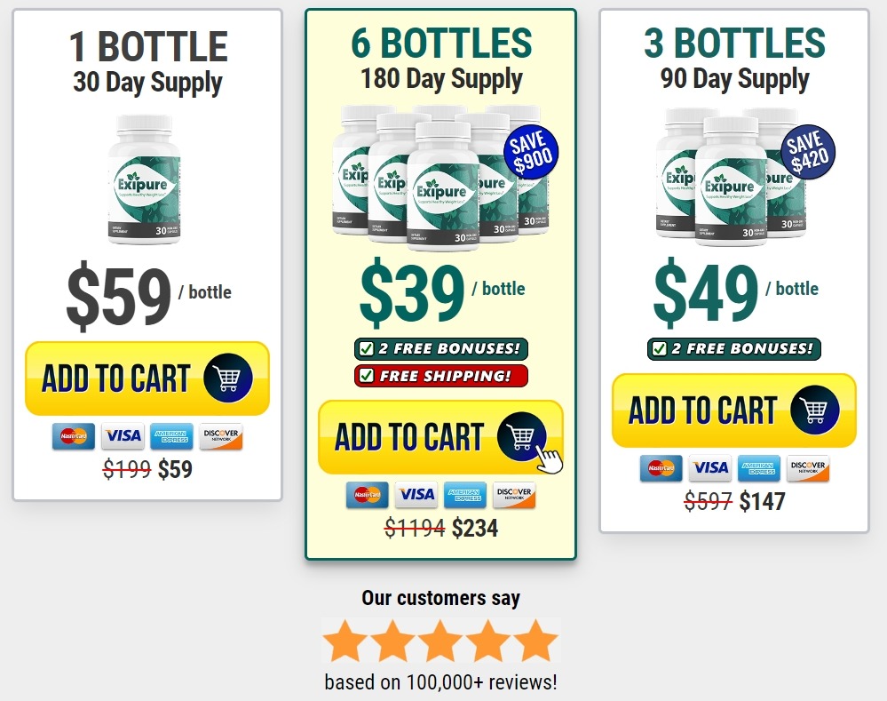 Exipure - best price and get free bonus